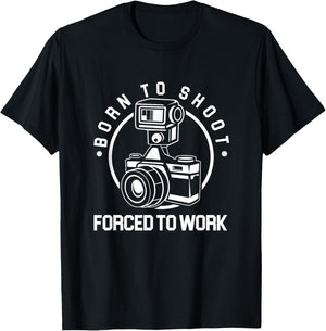 Cameraman Photographer Photographer Photographer Photography Lens Gift T-Shirt - T-Shirt | Black
