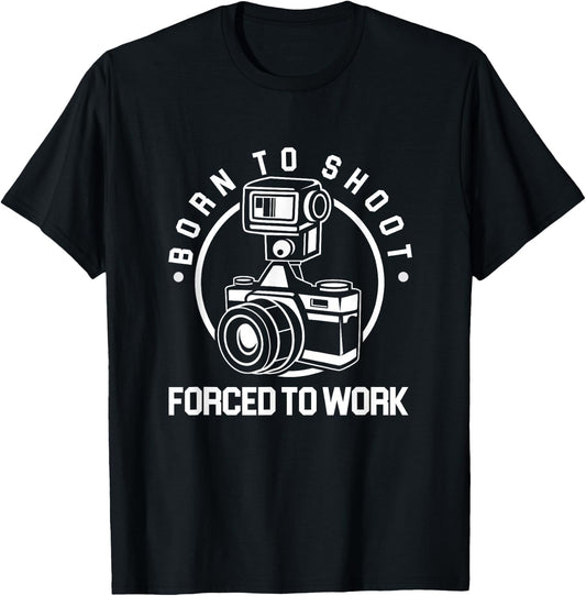 Cameraman Photographer Photographer Photographer Photography Lens Gift T-Shirt - T-Shirt | Black