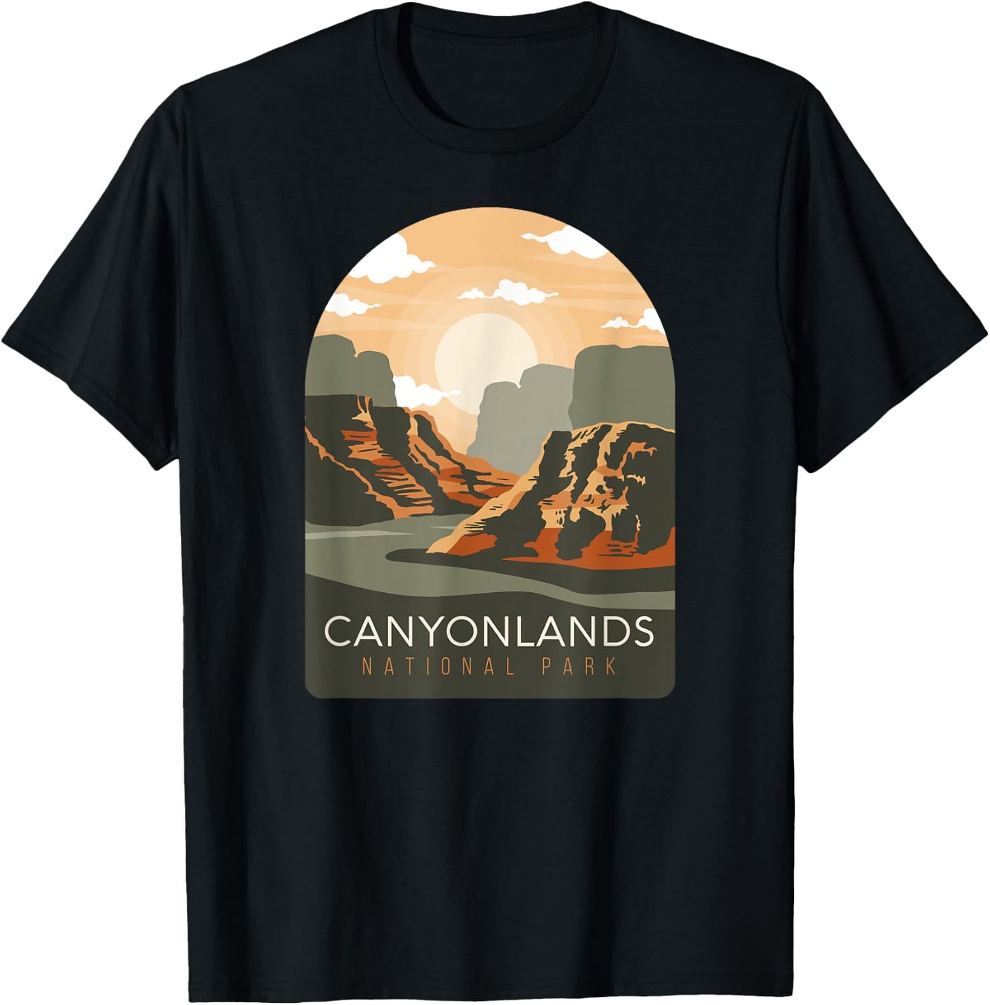 Canyonlands National Park Utah Zion Bryce Canyon Arches USA T-Shirt - T-Shirt | Black