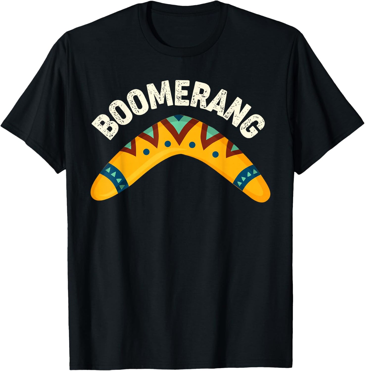 Australia Day Toddler Shirt Traditional Australian Boomerang T-Shirt - T-Shirt | Black