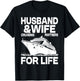 Cruising Cruise Vacation Husband Wife Couple T-Shirt - T-Shirt | Black