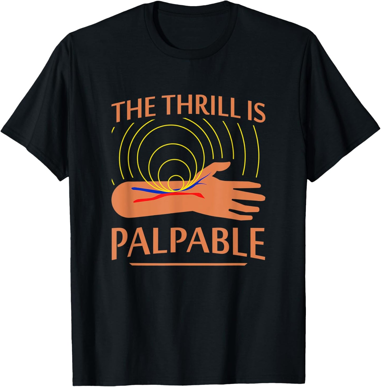 Dialysis Technician Shirt Multitasking Actual Heart Job T-Shirt - T-Shirt | Black