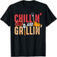 Chillin And Grillin Barbecue Party T-Shirt - T-Shirt | Black