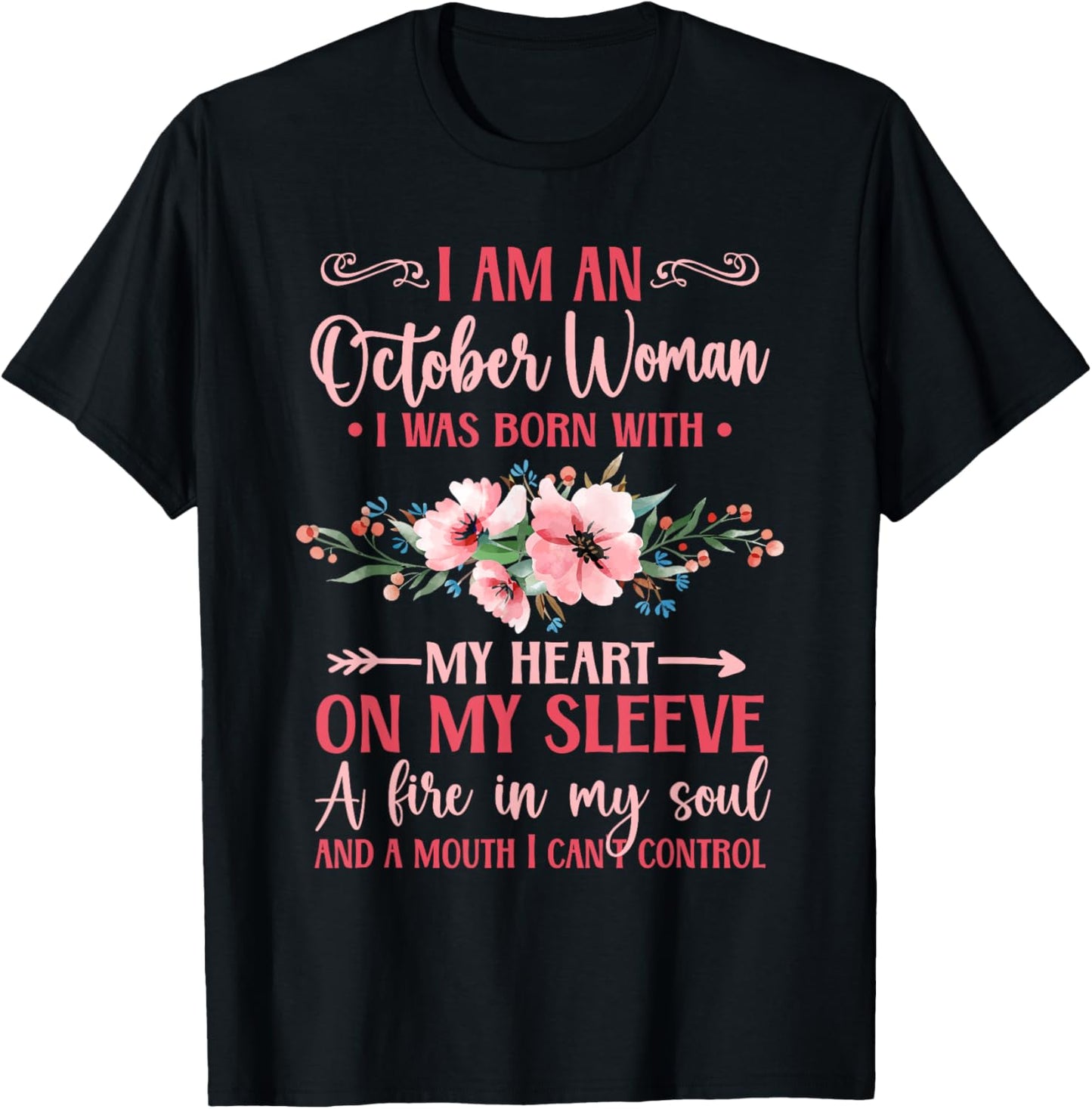 Birthday October Libra Women T-Shirt - T-Shirt | Black