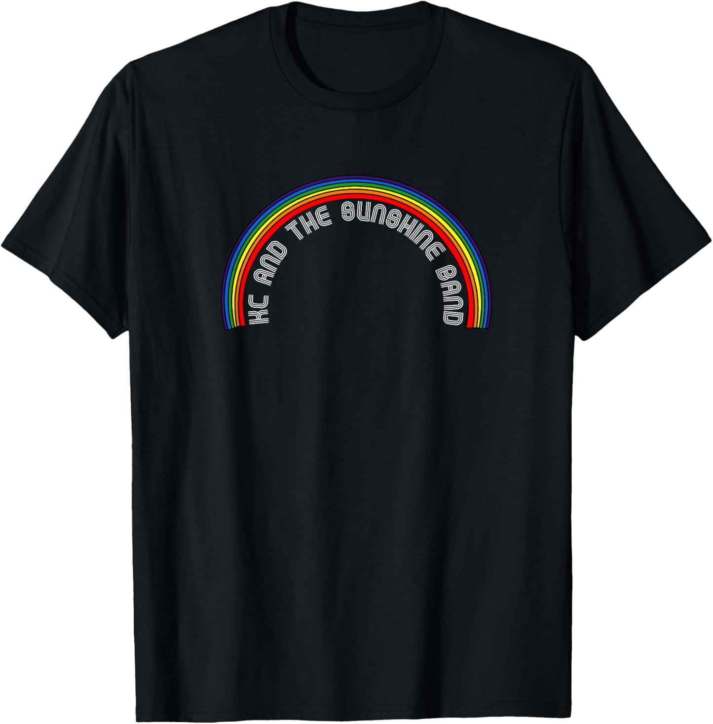 KC and The Sunshine Rainbow T-Shirt - T-Shirt | Black