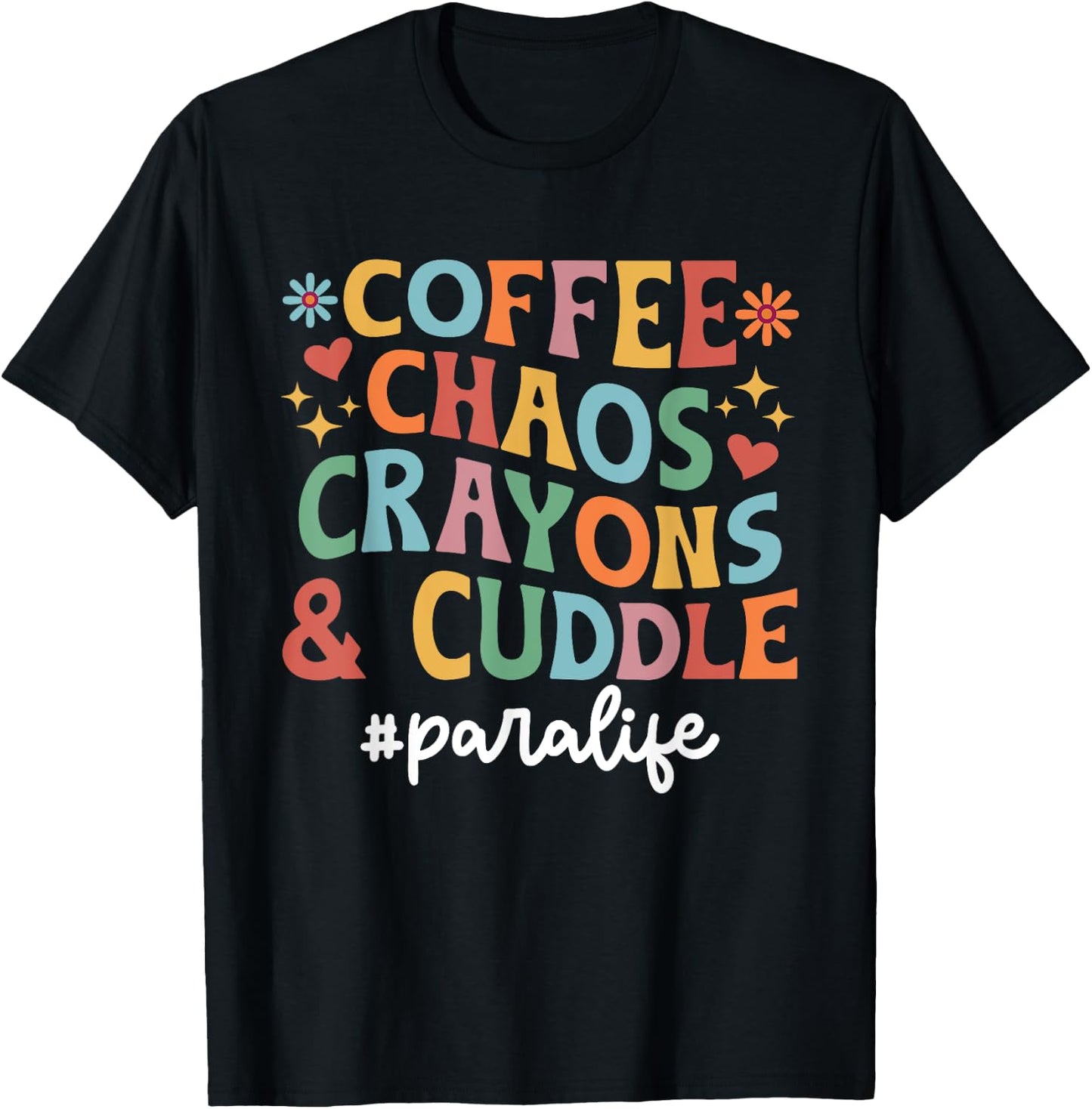 Para Life Parapro Paraprofessional T-Shirt - T-Shirt | Black