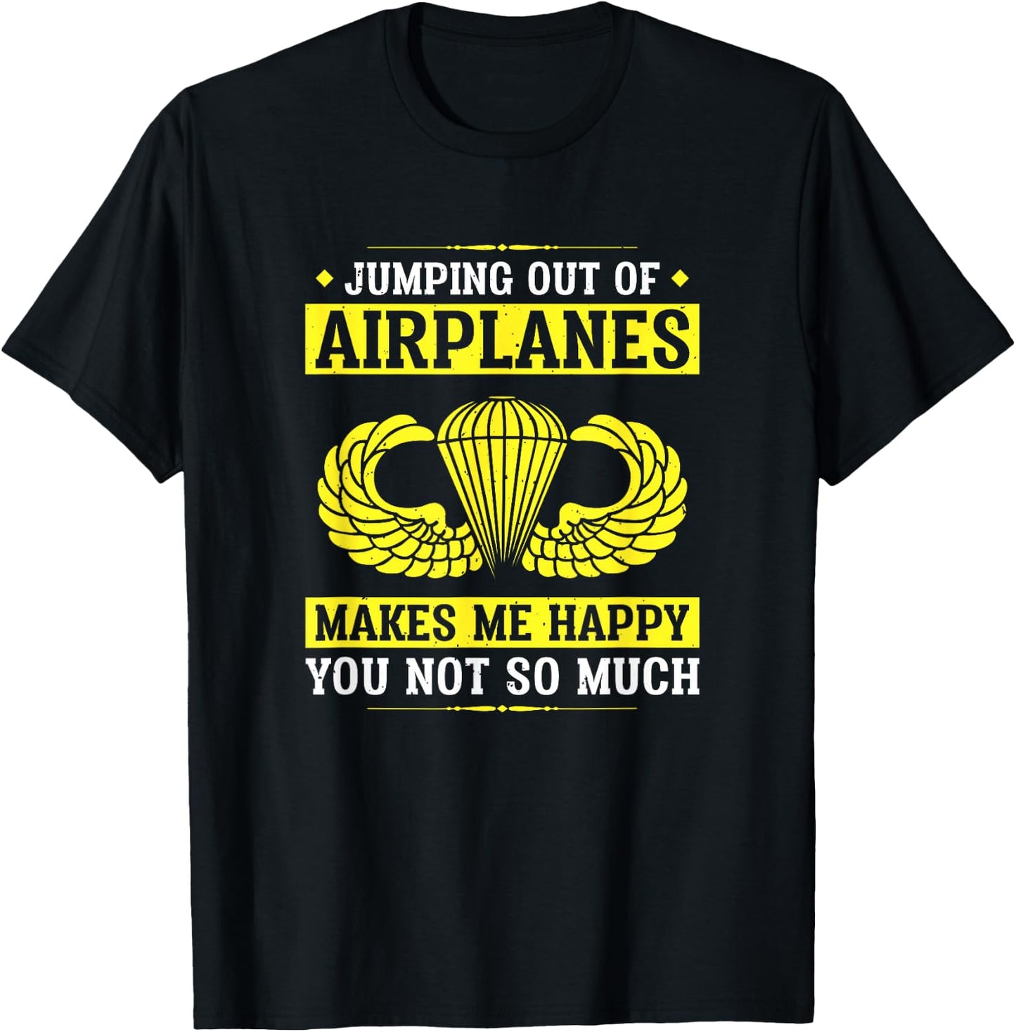 82nd Airborne Shirts | Jump Wings Paratrooper T-Shirt - T-Shirt | Black