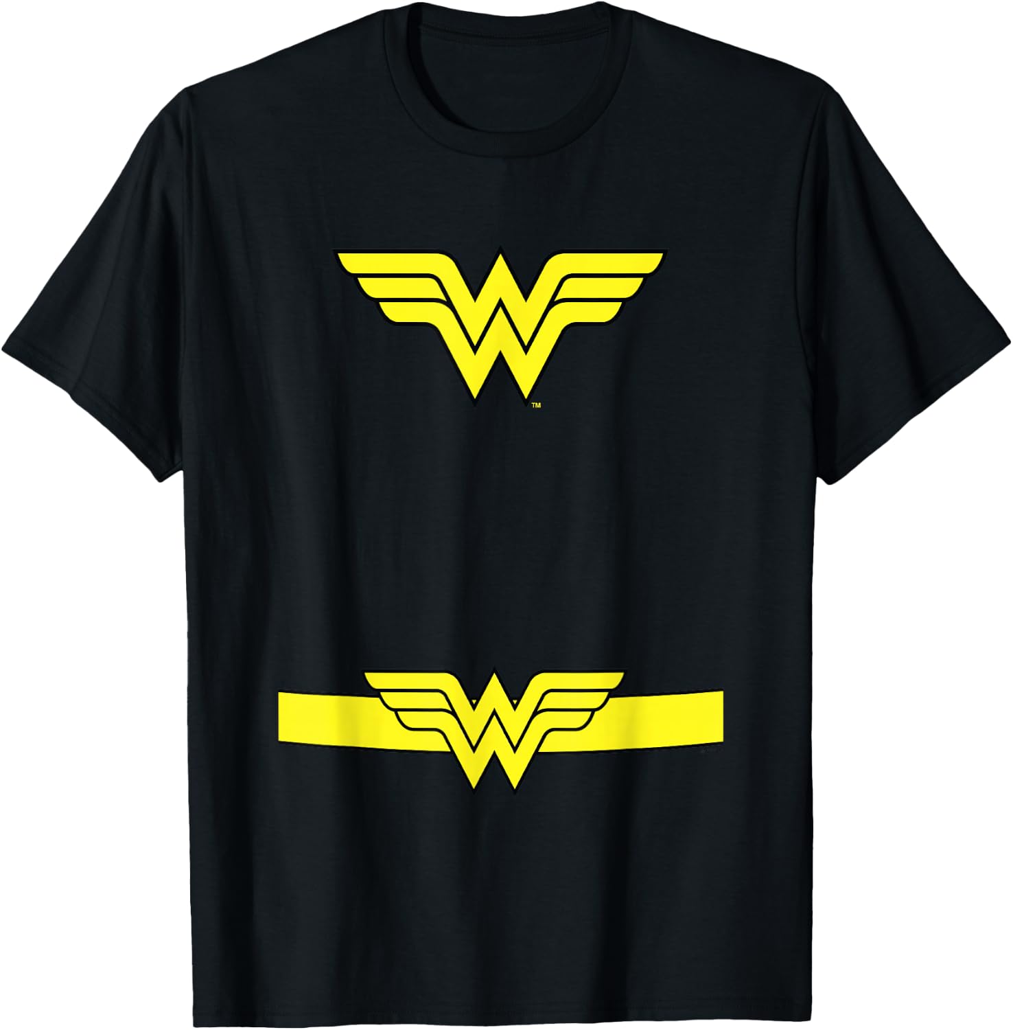 DC Comics Wonder Woman Classic Halloween Hero Costume T-Shirt - T-Shirt | Black
