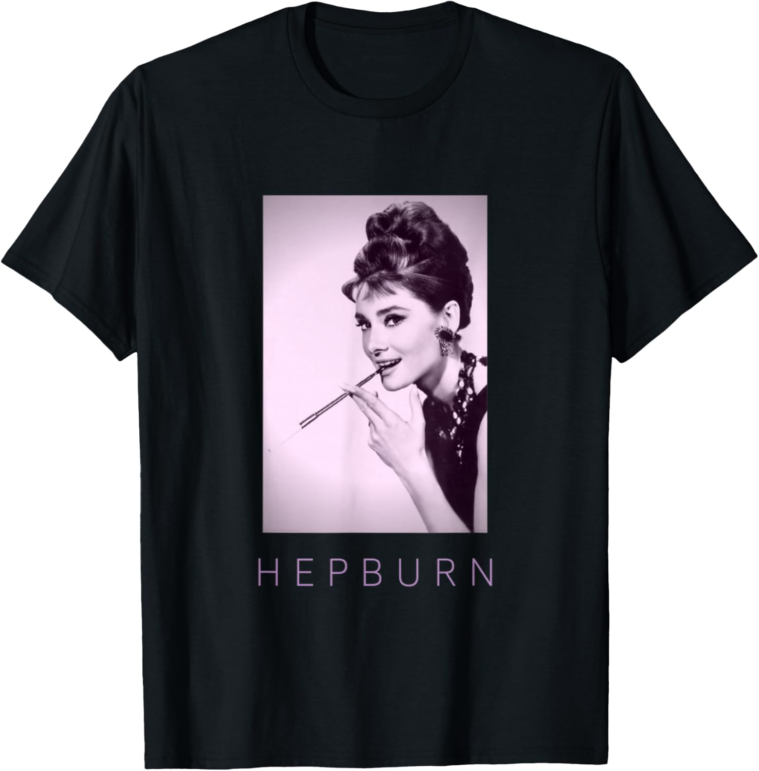 Beautiful Hepburn for Classic Movie Fans Women T-Shirt - T-Shirt | Black