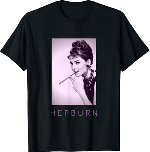 Beautiful Hepburn for Classic Movie Fans Women T-Shirt - T-Shirt | Black