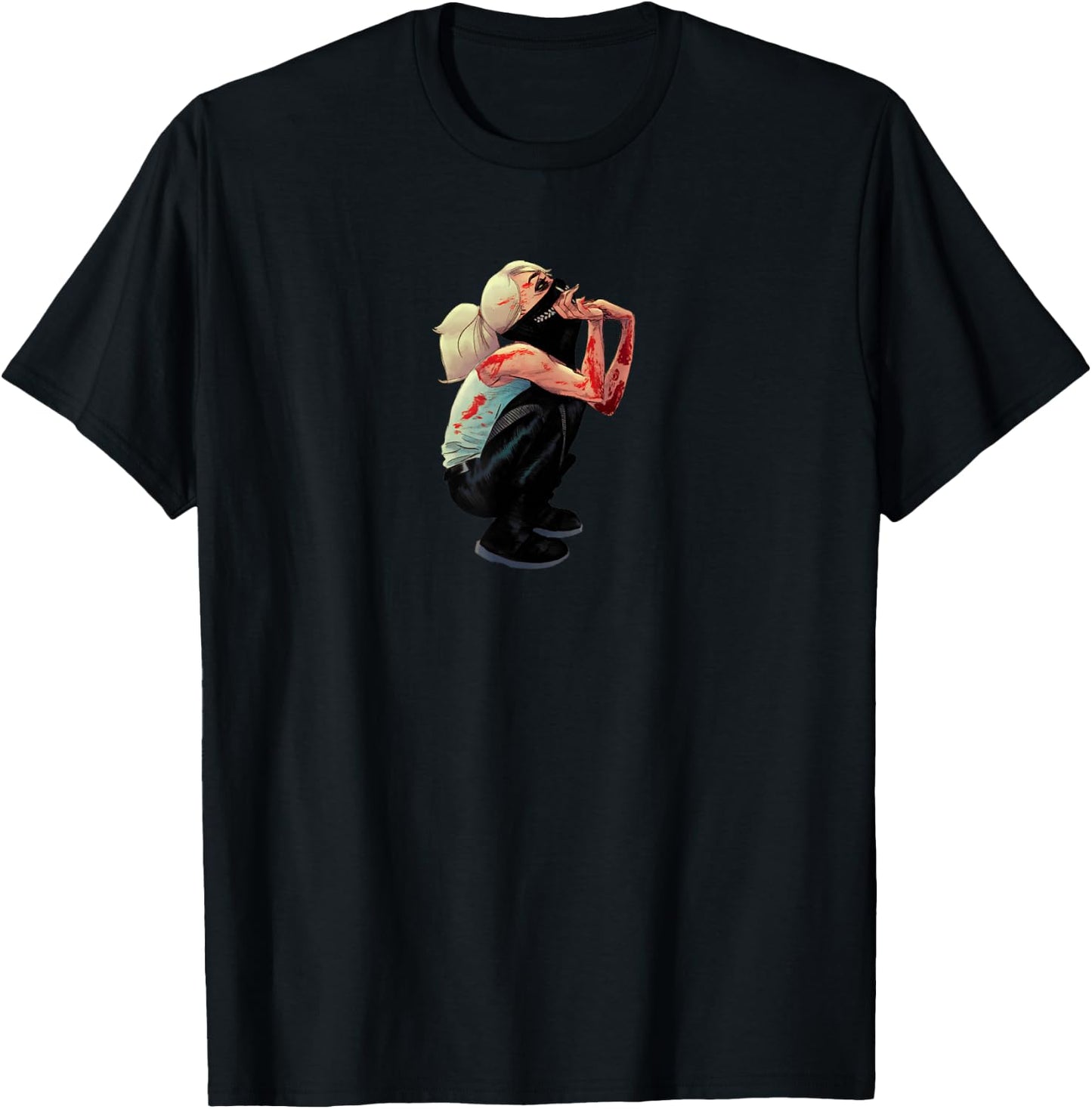 SIKTC Erica Slaughter Breaktime T-Shirt - T-Shirt | Black