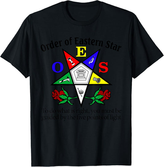 OES to Do What is Right The Eastern Star Parents' Christmas T-Shirt - T-Shirt | Black