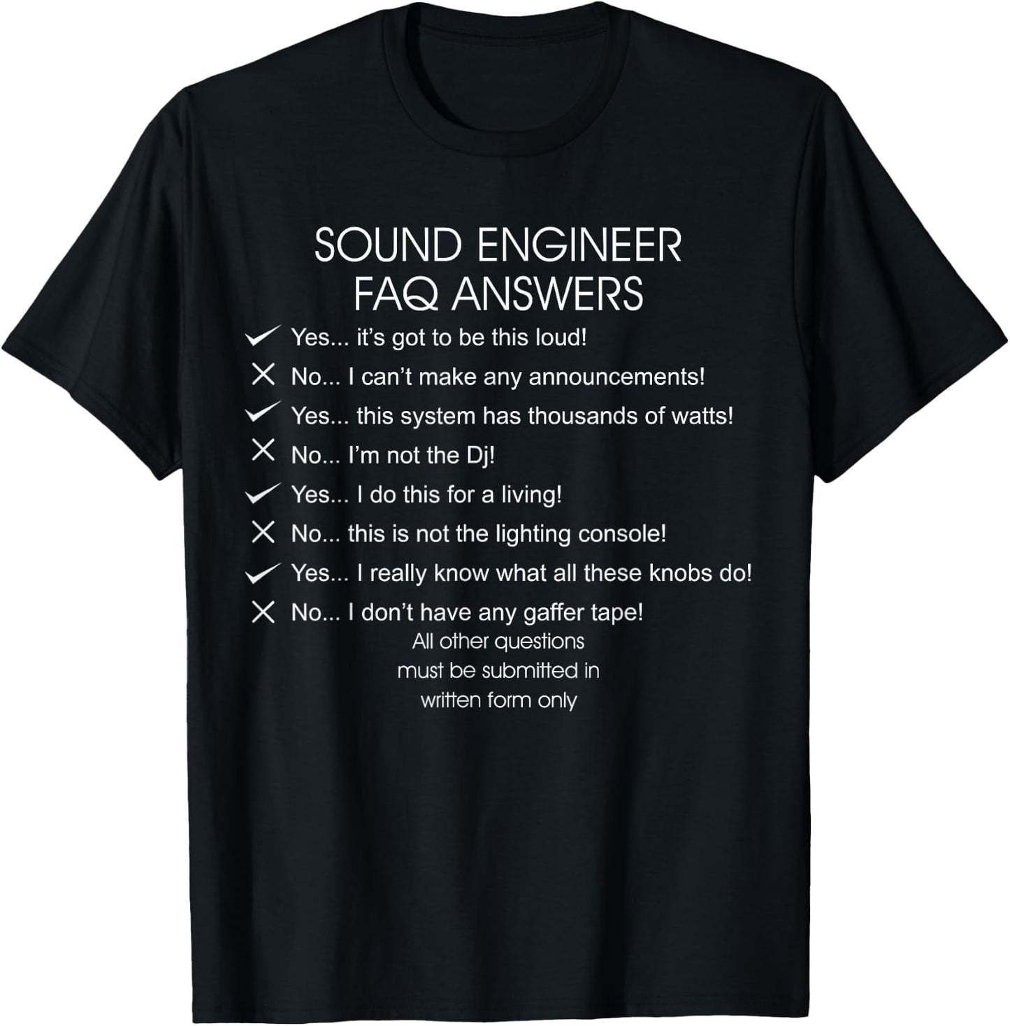 Tontechniker I Gift Tonmeister Sound Engineer T-Shirt - T-Shirt | Black