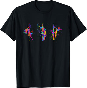 Pole Dancing - Funny Pole Fitness Pole Dance T-Shirt - T-Shirt | Black
