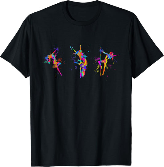 Pole Dancing - Funny Pole Fitness Pole Dance T-Shirt - T-Shirt | Black