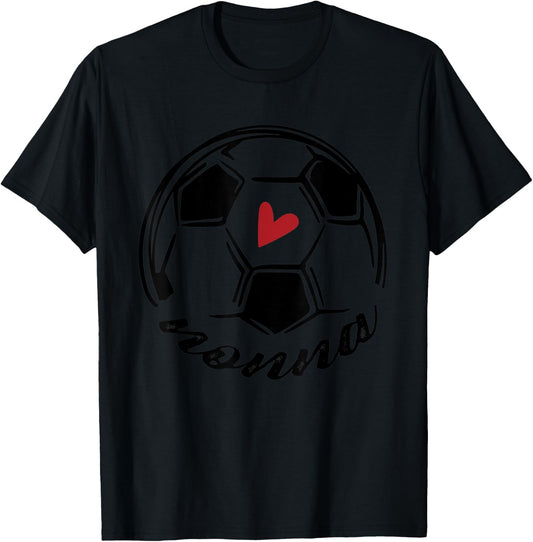 Soccer Nonna Funny Soccer Mothers Day T-Shirt - T-Shirt | Black