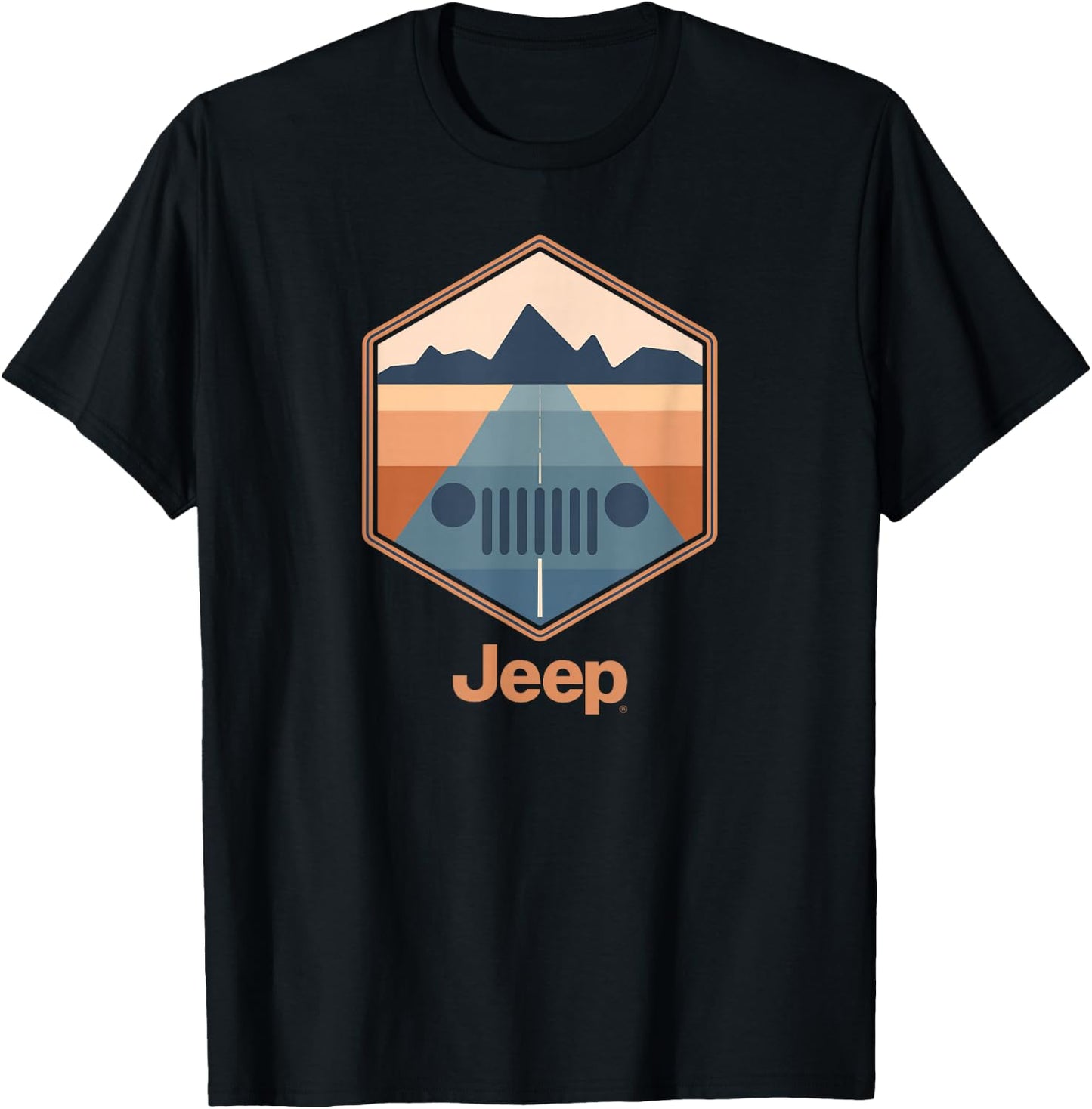 Jeep Grille Horizon T-Shirt - T-Shirt | Black