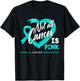 Not All Cancer Is Pink Ovarian Cancer Fighter Awareness T-Shirt - T-Shirt | Black