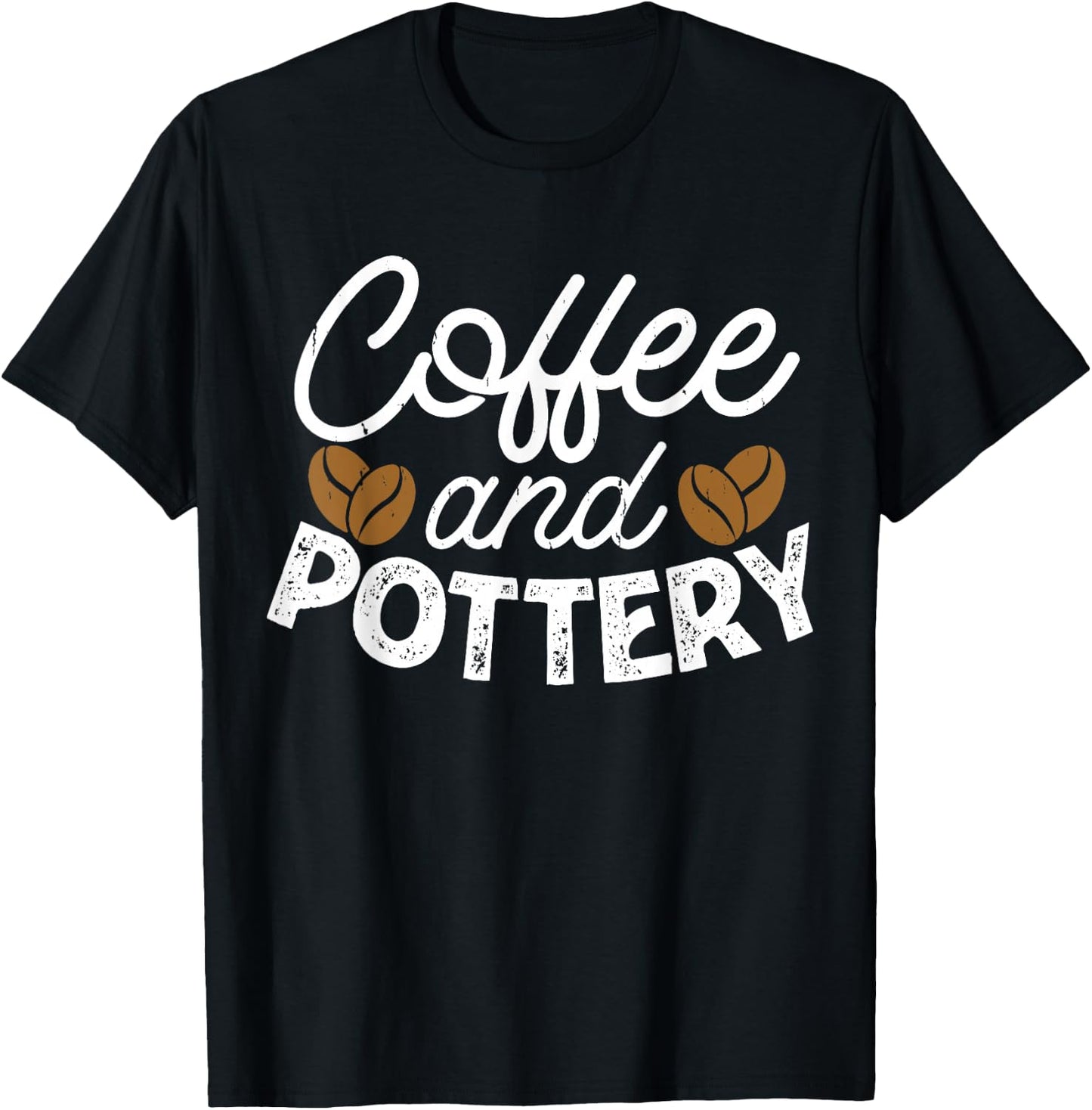 Coffee And Pottery T-Shirt - T-Shirt | Black