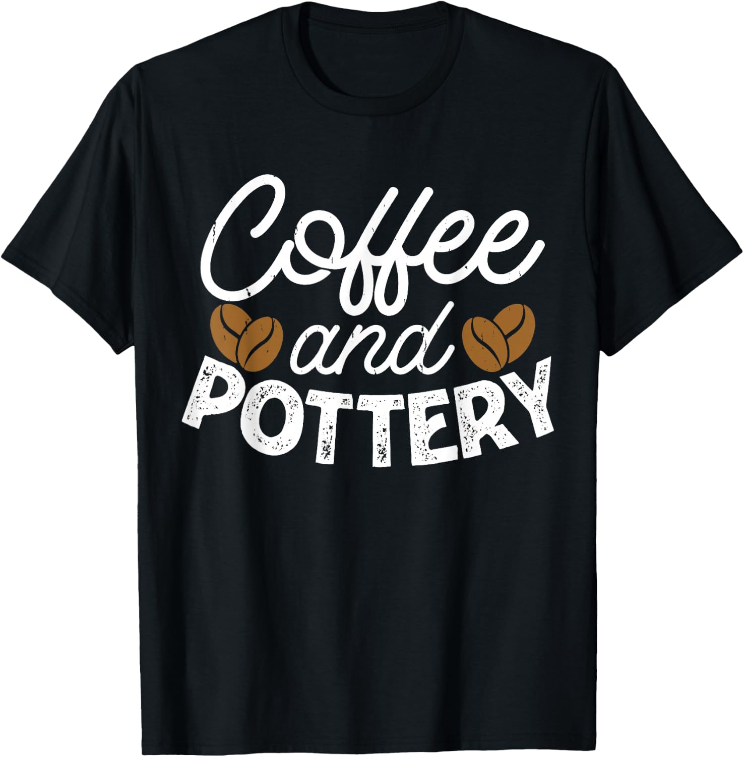 Coffee And Pottery T-Shirt - T-Shirt | Black