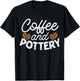 Coffee And Pottery T-Shirt - T-Shirt | Black