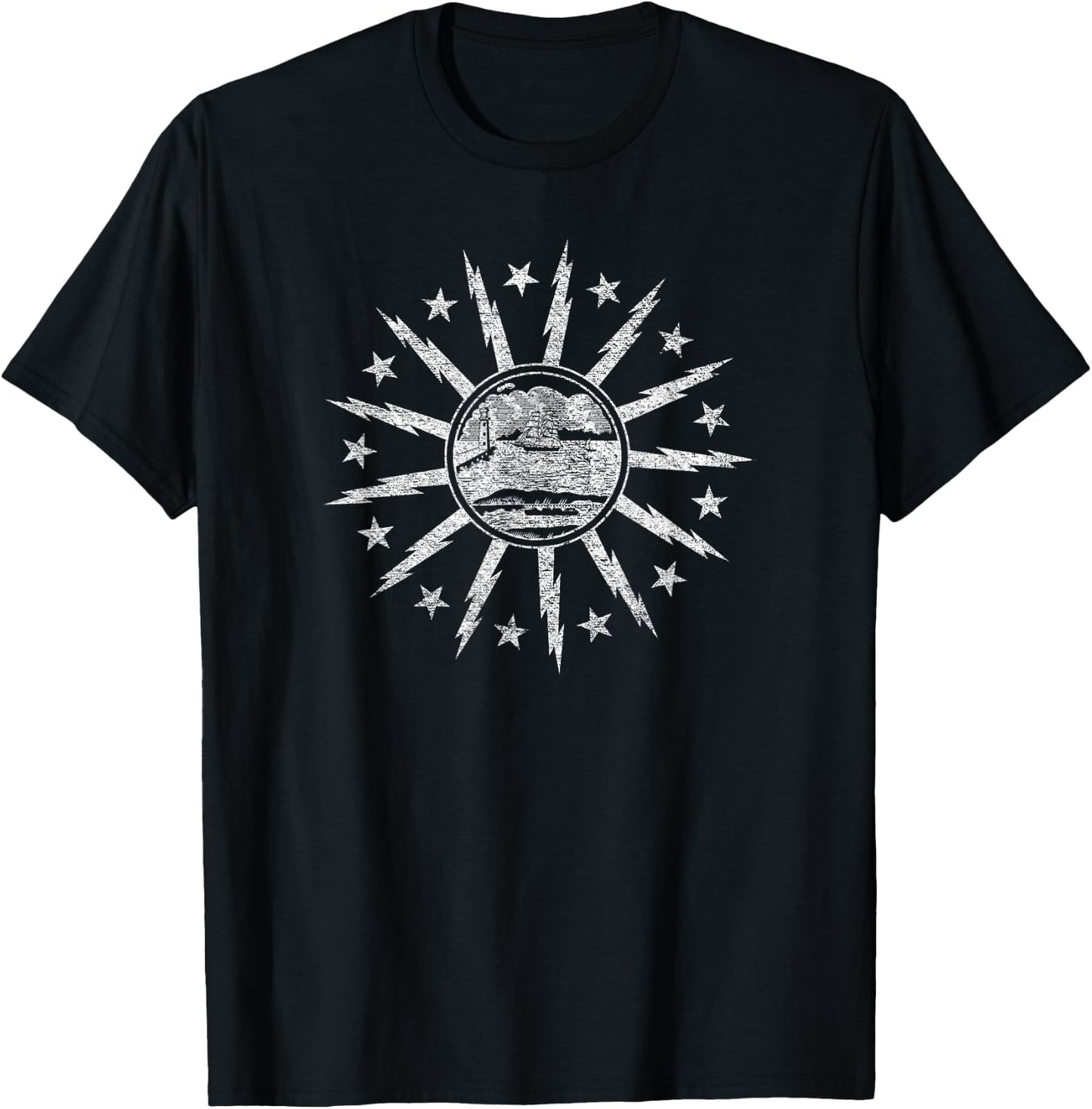 City of Buffalo New York Flag T-Shirt - T-Shirt | Black