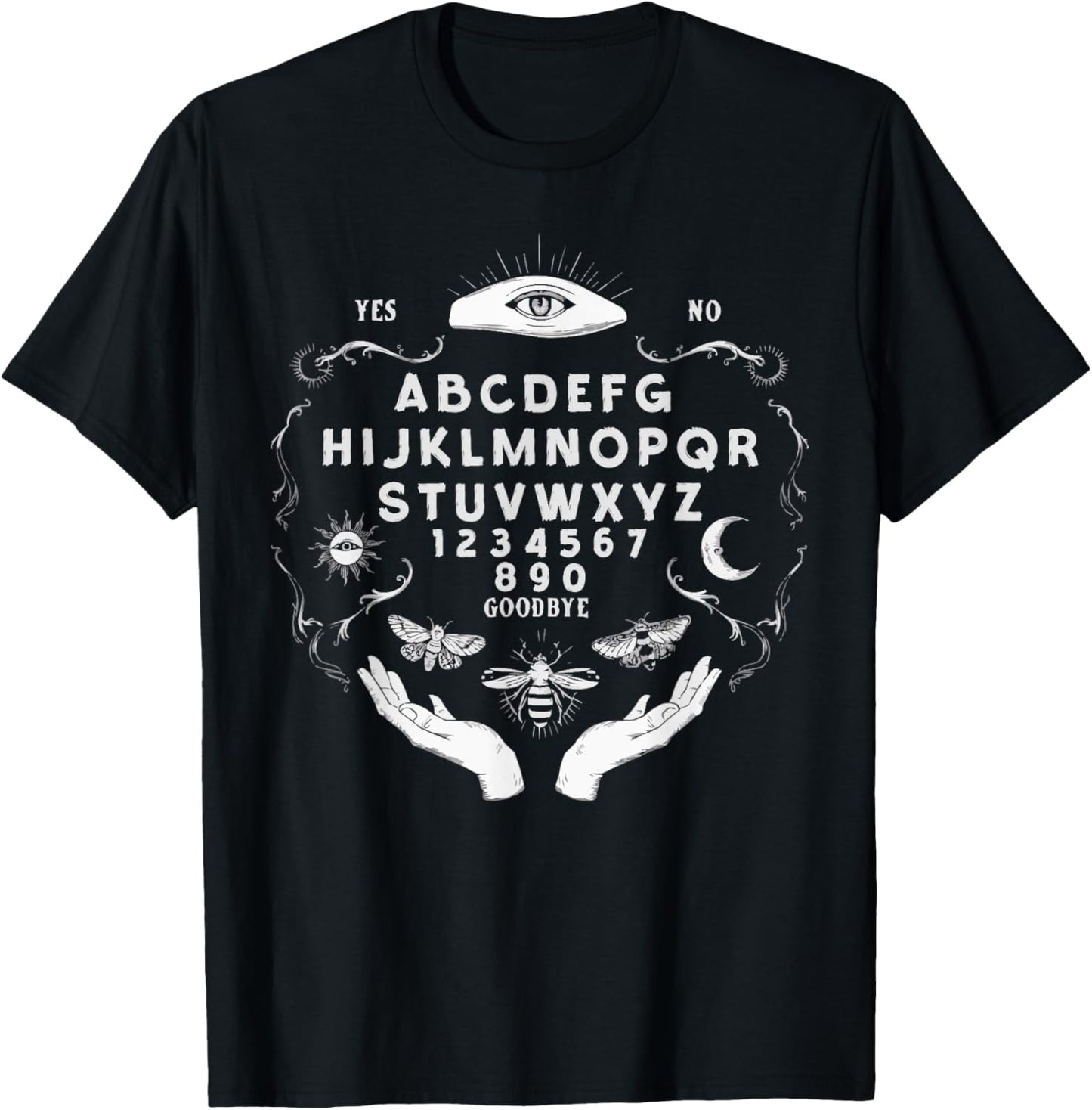 Ouija Board Paranormal Spirit Board Trick Or Treat Halloween T-Shirt - T-Shirt | Black