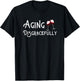 Aging Disgracefully With Wine Aging Women's Funny Gift T-Shirt - T-Shirt | Black