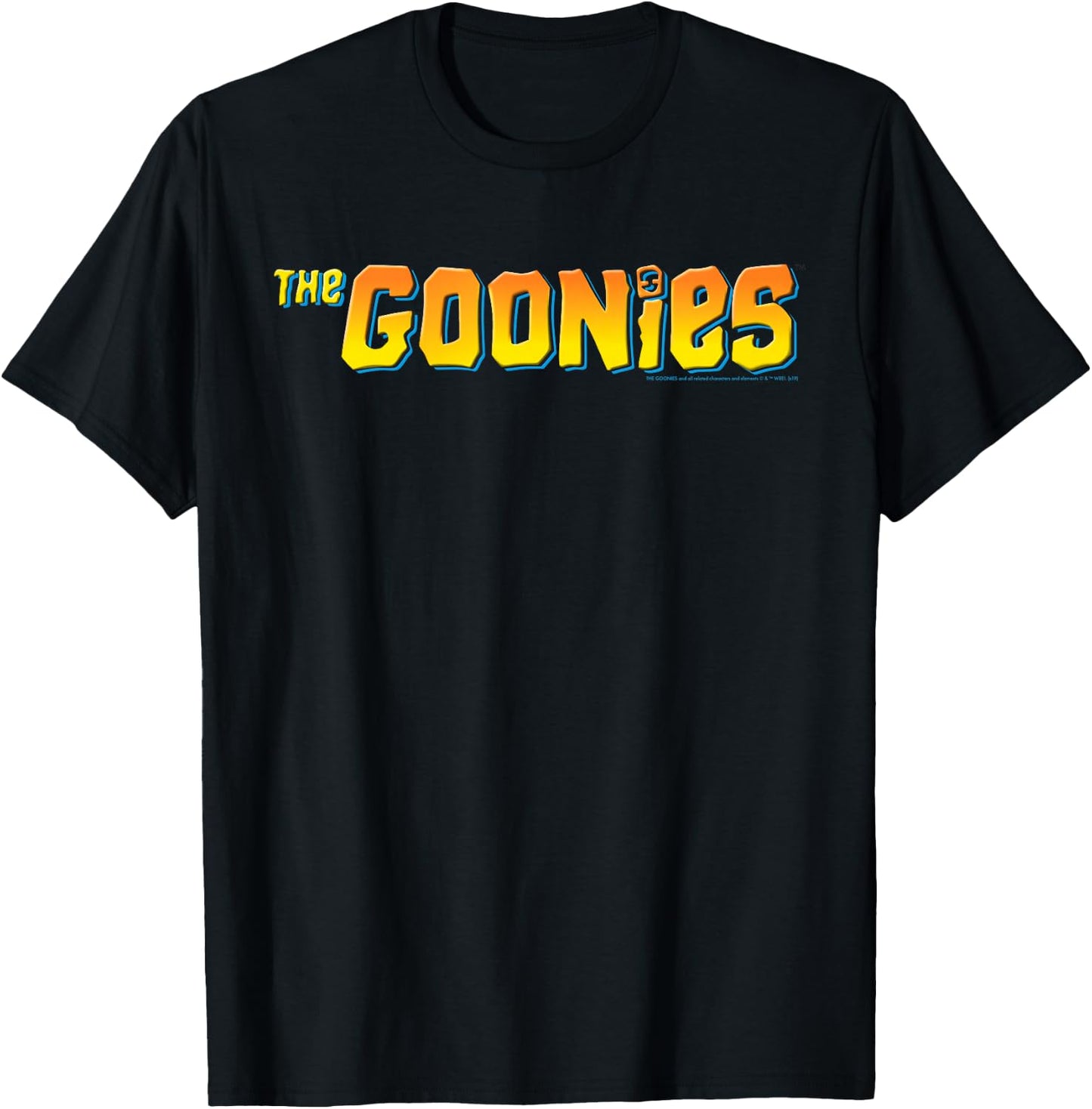 Kids The Goonies Simple Logo T-Shirt - T-Shirt | Black