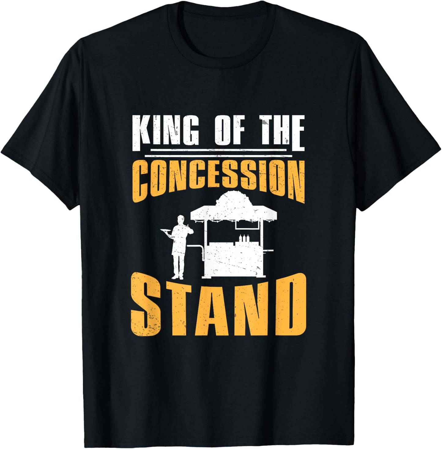 Awesome Concession Stand King For Concessions Stand Workers T-Shirt - T-Shirt | Black