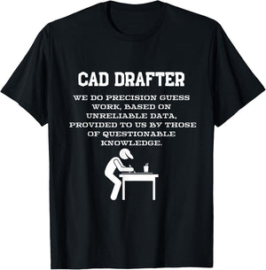 CAD Drafter design T-Shirt - T-Shirt | Black