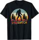 Retro Sassquatch Girl Bigfoot In High Heels Feminine Bigfoot Funny Sasquatch - Women's Black Short Sleeve Classic Fit - Size 6 T-Shirt - T-Shirt | Black