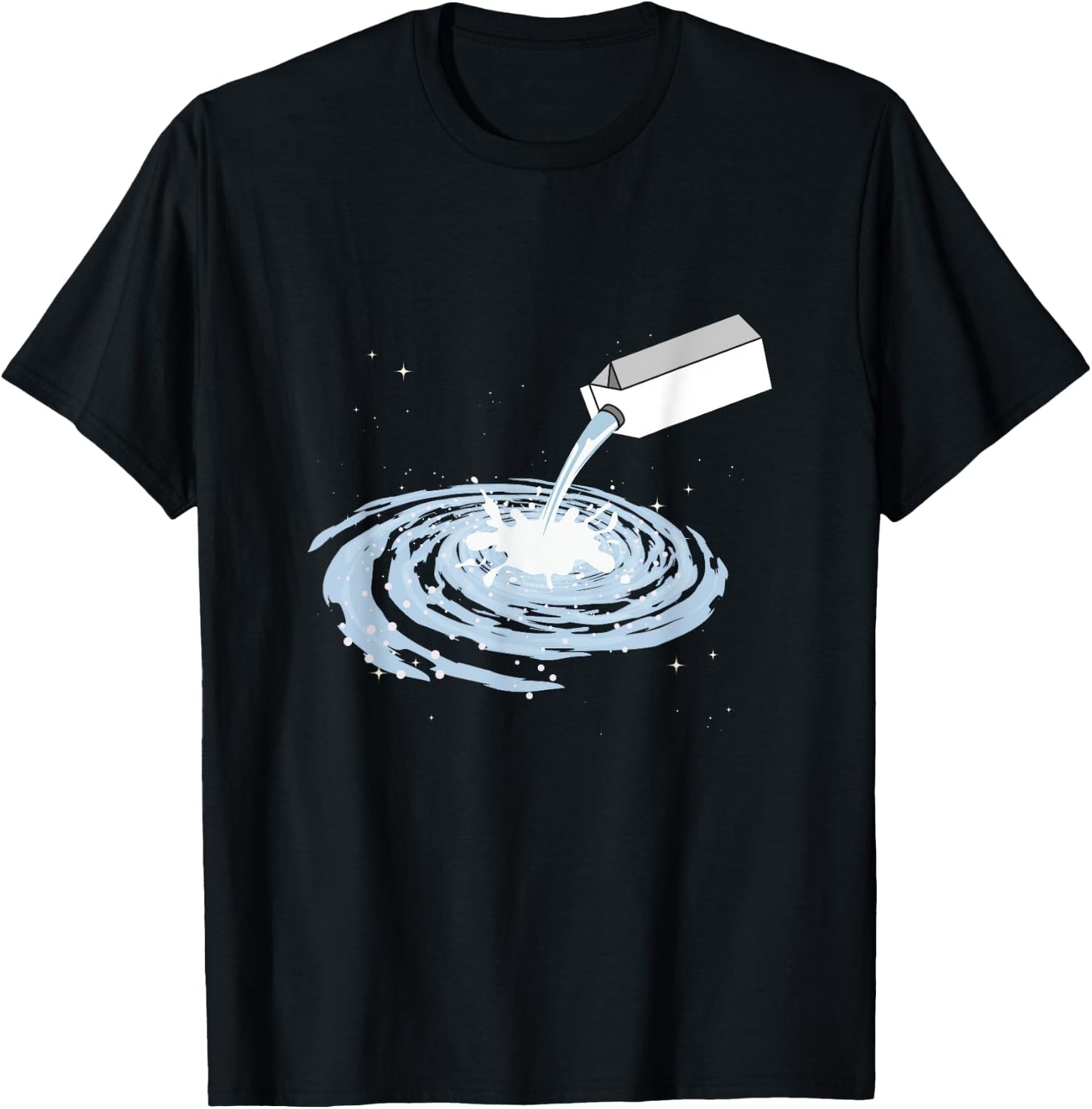 Milkyway Milky Way Milk Universe Space Gift T-Shirt - T-Shirt | Black