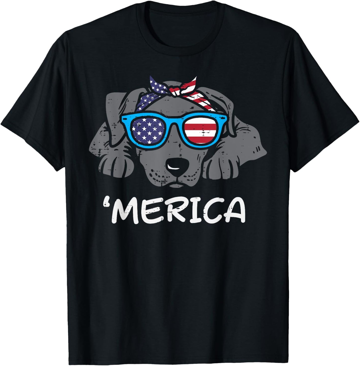 Merica Pitbull Pit American USA 4th Of July Fourth Dog Women T-Shirt - T-Shirt | Black
