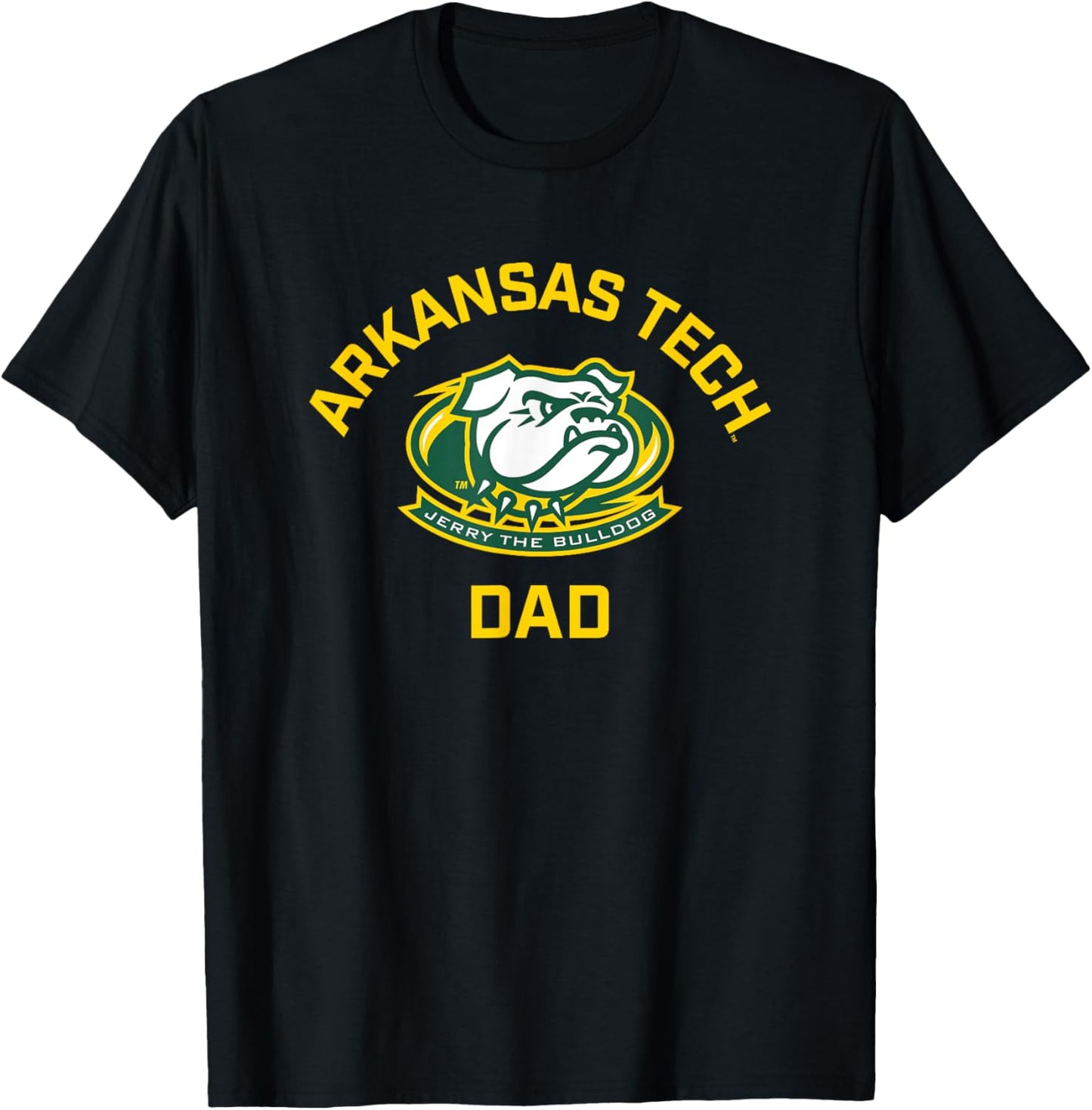 Arkansas Tech University ATU Wonder Boys Arched Dad T-Shirt - T-Shirt | Black