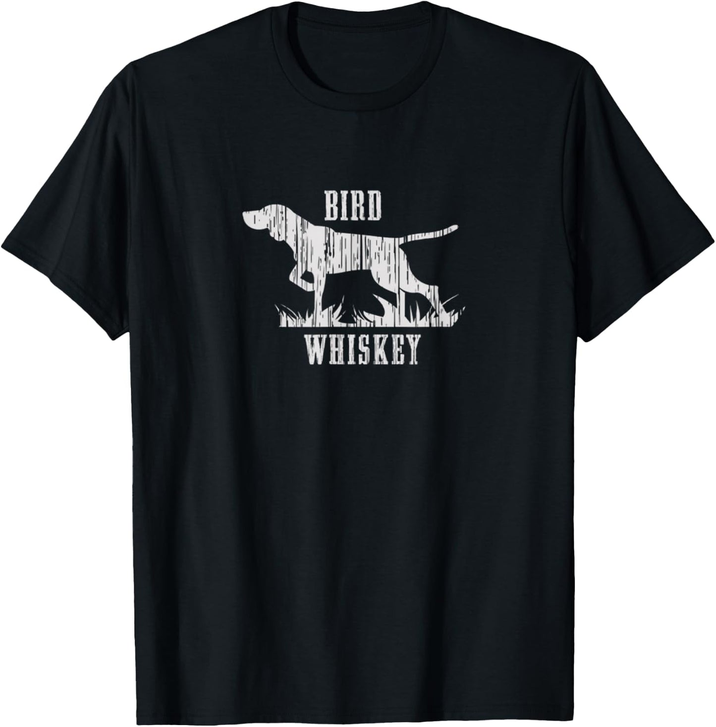 Bird Whiskey Dog T-Shirt - T-Shirt | Black