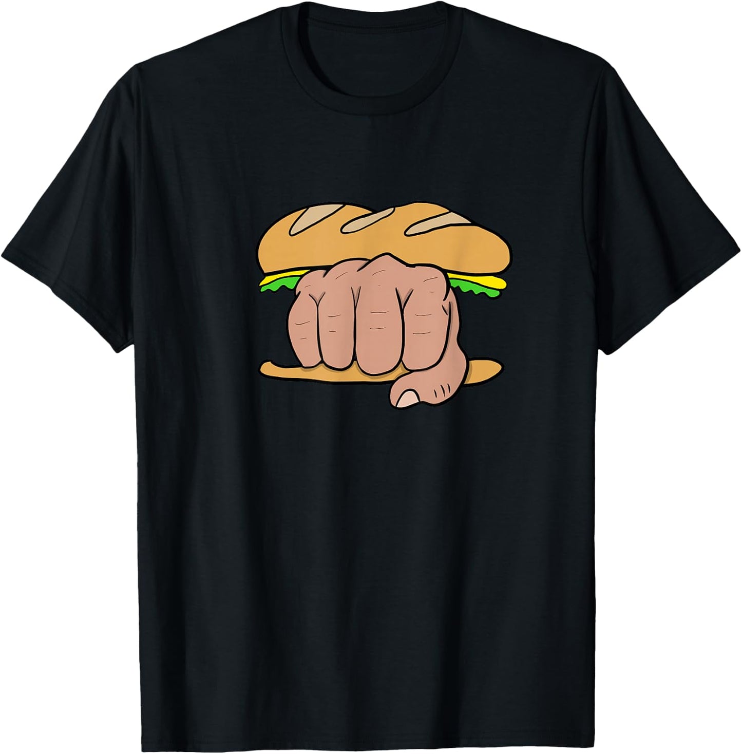 Knuckle Sandwich Funny Gift Chef Fighter T-Shirt - T-Shirt | Black