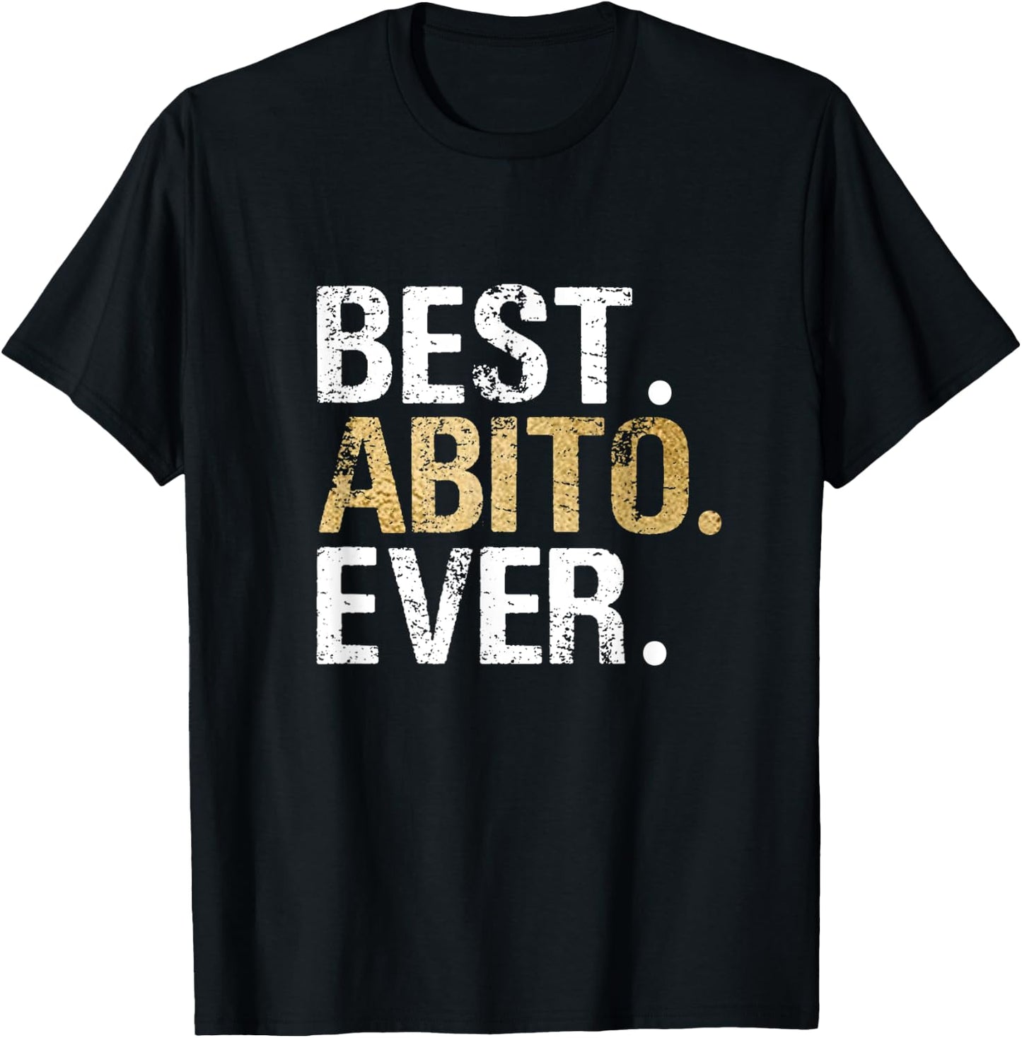 Best Abito Shirt Abito Gift from Granddaughter Grandson T-Shirt - T-Shirt | Black