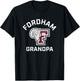 Fordham University Rams Arched Grandpa T-Shirt - T-Shirt | Black