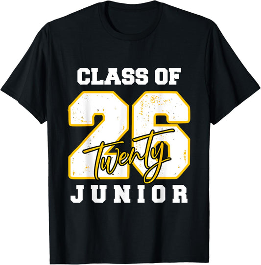 Class of 2026 Junior High School Back To School 11th Grade T-Shirt - T-Shirt | Black