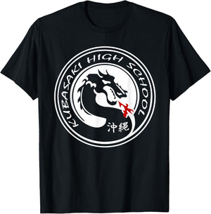 Kubasaki High Dragons Kubasaki Okinawa Island Okinawa Japan T-Shirt - T-Shirt | Black