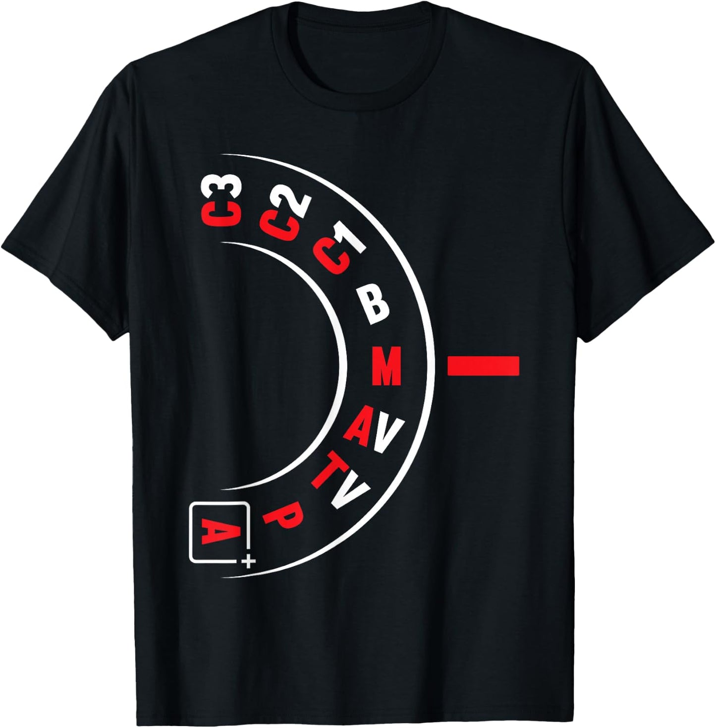 Funny Photographer Camera Lens Photography Photo Gift T-Shirt - T-Shirt | Black