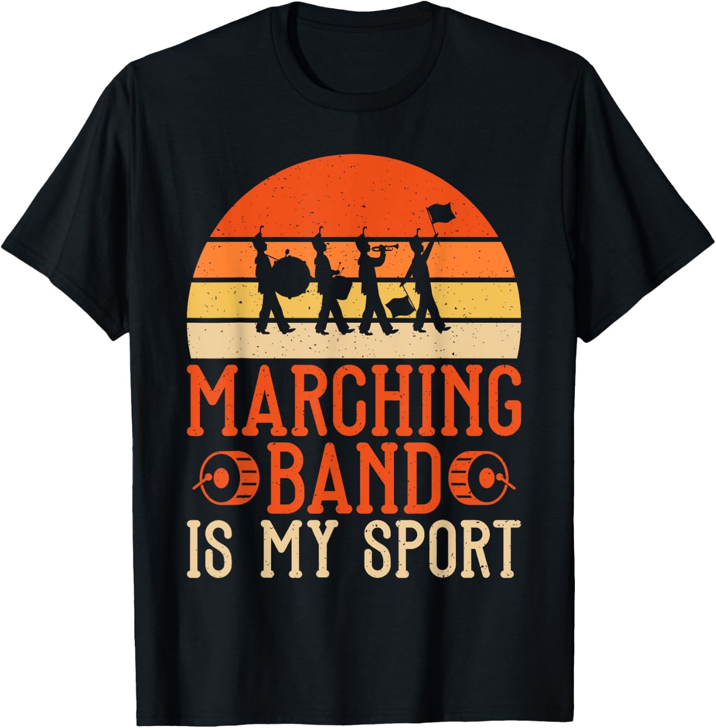 Marching Band is my Sport Marching Band T-Shirt - T-Shirt | Black