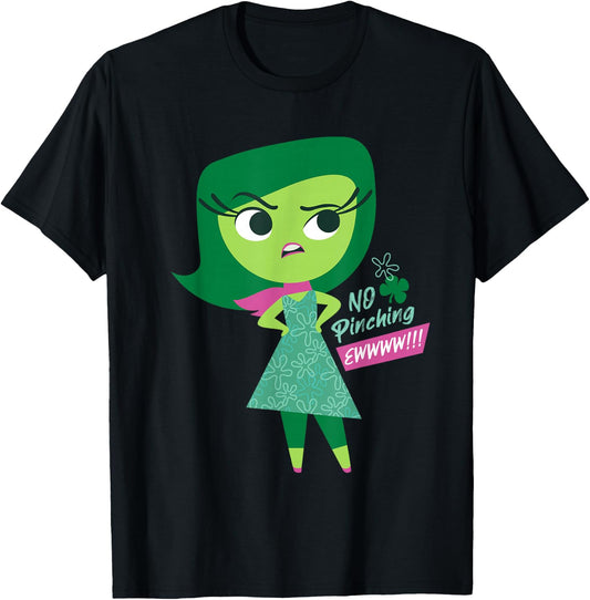 Disney & Pixar’s Inside Out Ew No Pinching St. Patrick’s Day T-Shirt - T-Shirt | Black