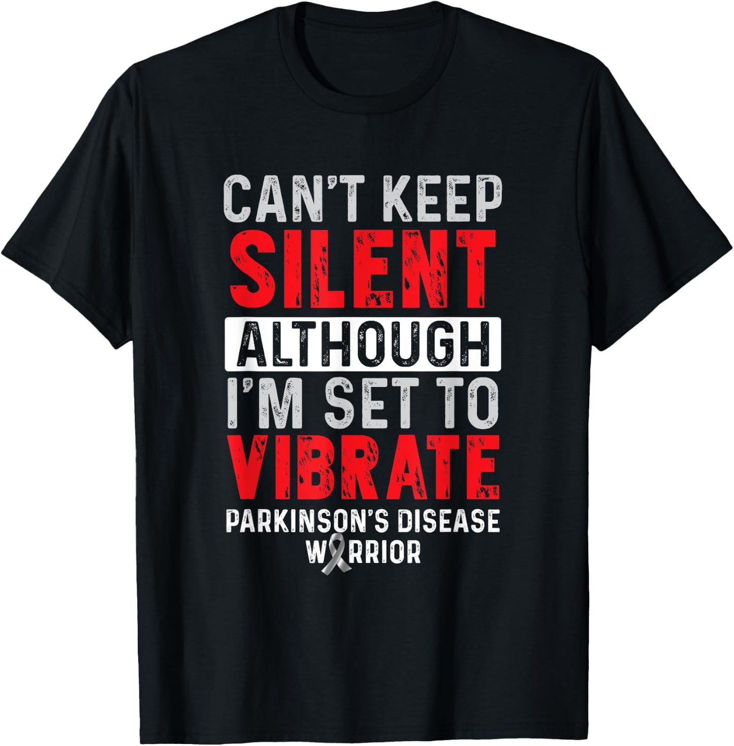 Parkinsons Disease Awareness Warrior Survivor T-Shirt - T-Shirt | Black