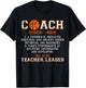 Basketball Coach Noun Definition Funny Men Women Sports Gifts T-Shirt - T-Shirt | Black