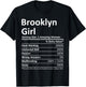 Brooklyn Girl NY New York Funny City Home Roots USA Gift Small T-Shirt - T-Shirt | Black