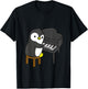 Penguin Playing Piano T-Shirt - T-Shirt | Black