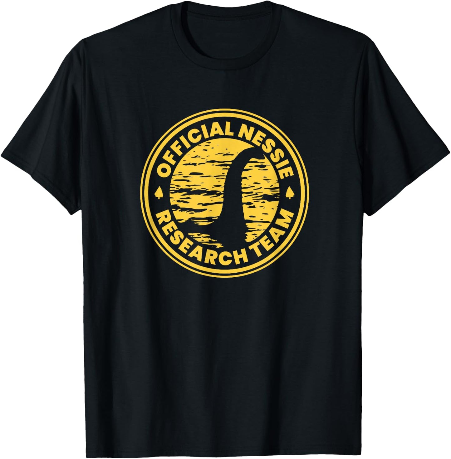 Nessie Research Children's Fun Loch Ness Monster Shirt T-Shirt - T-Shirt | Black