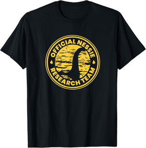 Nessie Research Children's Fun Loch Ness Monster Shirt T-Shirt - T-Shirt | Black